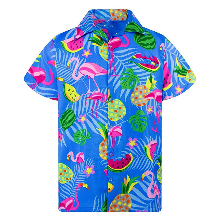 Flamingo Hawaiian Shirt Tropical Lovers Shirt Flamingo Hawaiian Shirt Tropical Lovers Hawaiian Shirt For Men Women