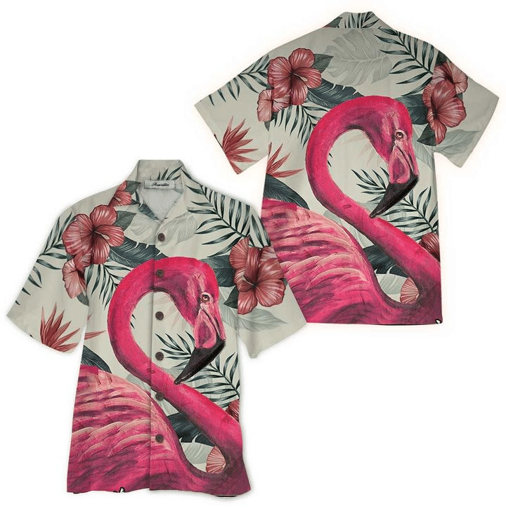 Flamingo Hawaiian Shirt Tropical Hawaiian Shirt For Men Women