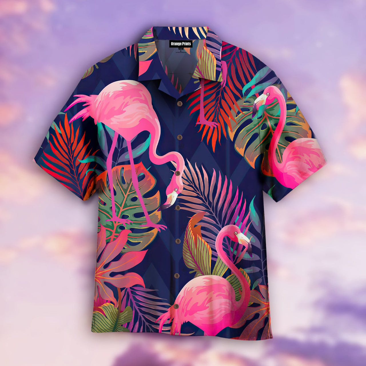 Pink Flamingo Hawaiian Shirt Tropical Tropical Hawaiian Shirt For Men Women