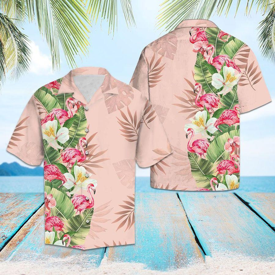 Tropical Flamingo Hawaiian Shirt Tropical Hawaiian Shirt For Men Women