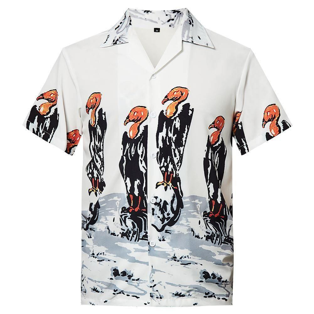 Flamingo Hawaiian Shirt Tropical Hawaiian Shirt For Men Women