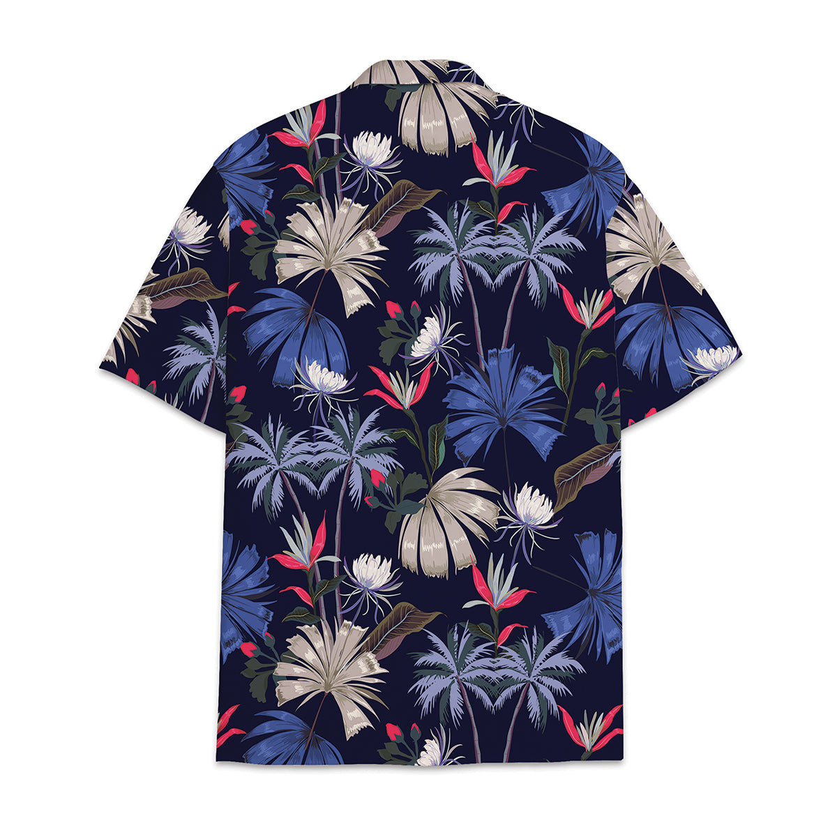 Hawaiian Shirt Cocount Tree  Coconut Leaves Cocount Tree Pattern Combination Tropical Plant