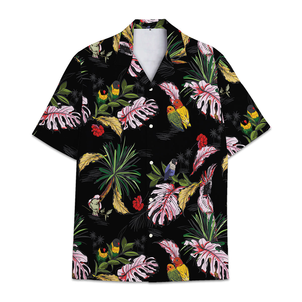 Hawaiian Shirt Tropical Flower And Leaf Tropical Combined With Parrot