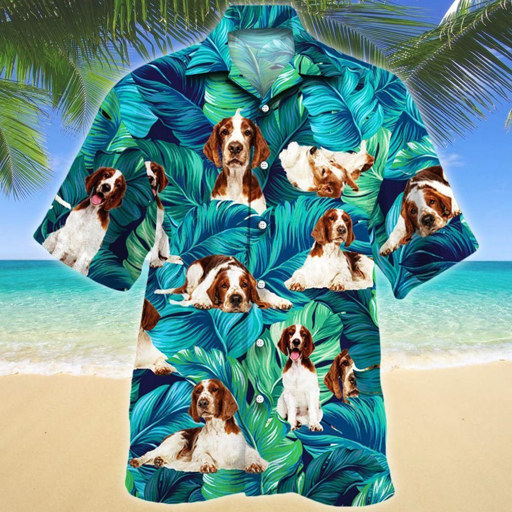 Welsh Springer Spaniel Dog Lovers Aloha Hawaiian Shirt Colorful Short Sleeve Summer Beach Casual Shirt For Men And Women