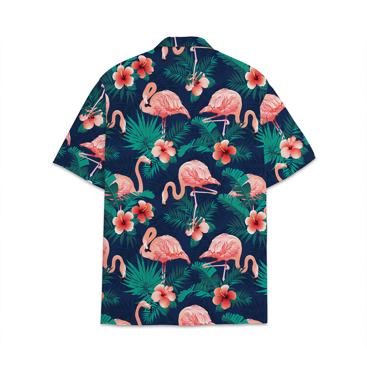 Hawaiian Shirt Flamingo Hawaiian Shirt Tropical Flower And Leaf Tropical Combined With Flamingo