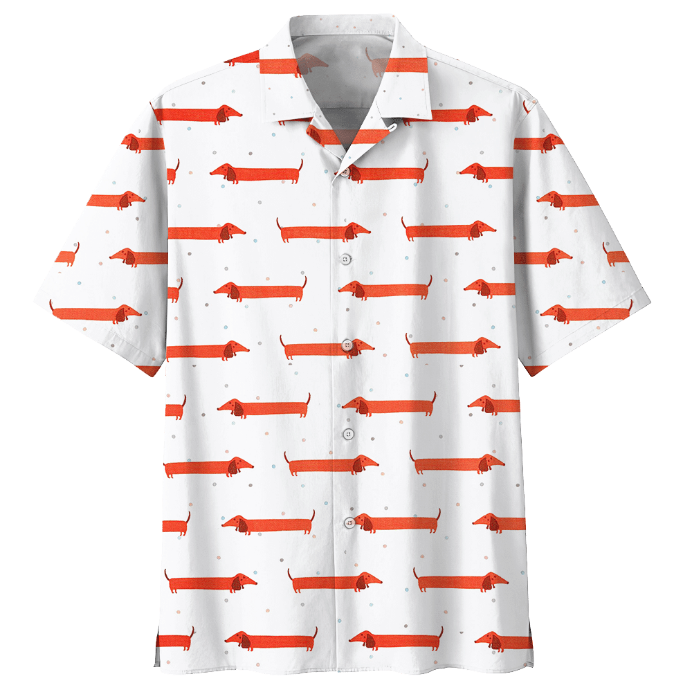 Dachshund Aloha Hawaiian Shirt Colorful Short Sleeve Summer Beach Casual Shirt For Men And Women