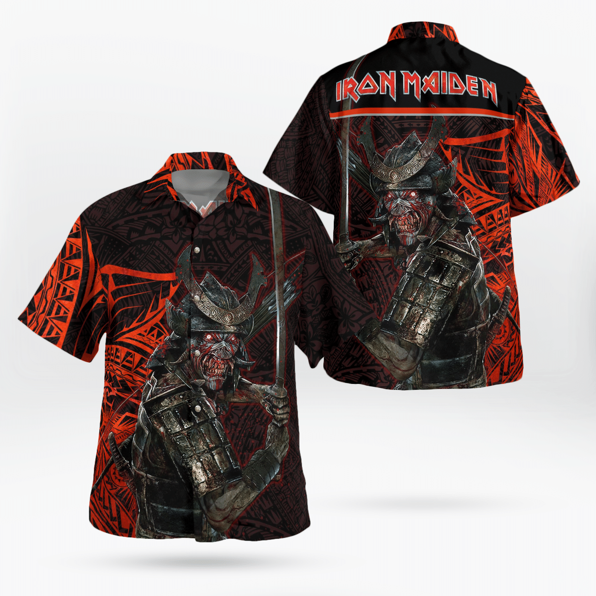 Iron Maiden Senjutsu 2021 Tribal Hawaiian Shirt Aloha Shirt For Men Women