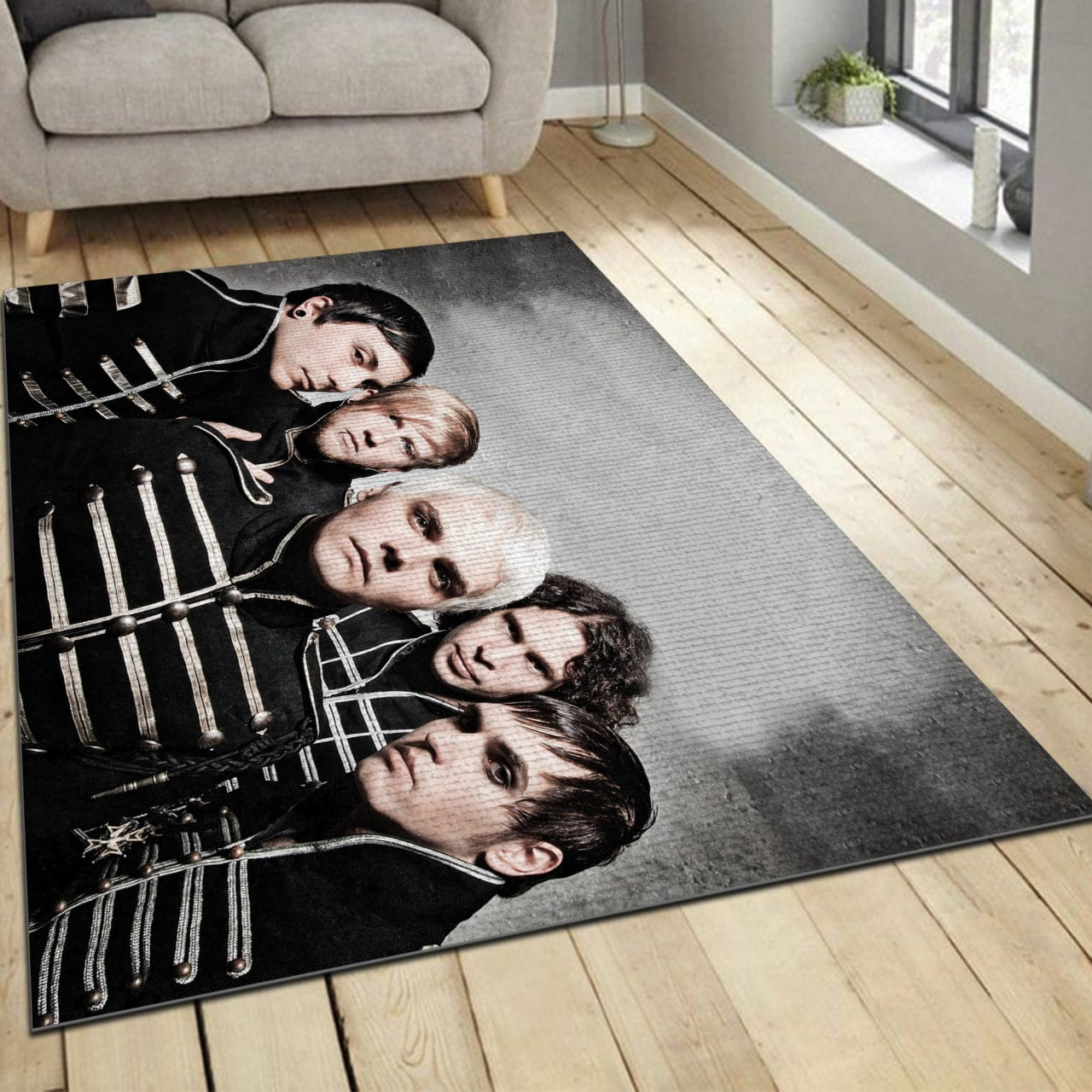 My Chemical Romance Team Area Rug - Home Decor Customer Request