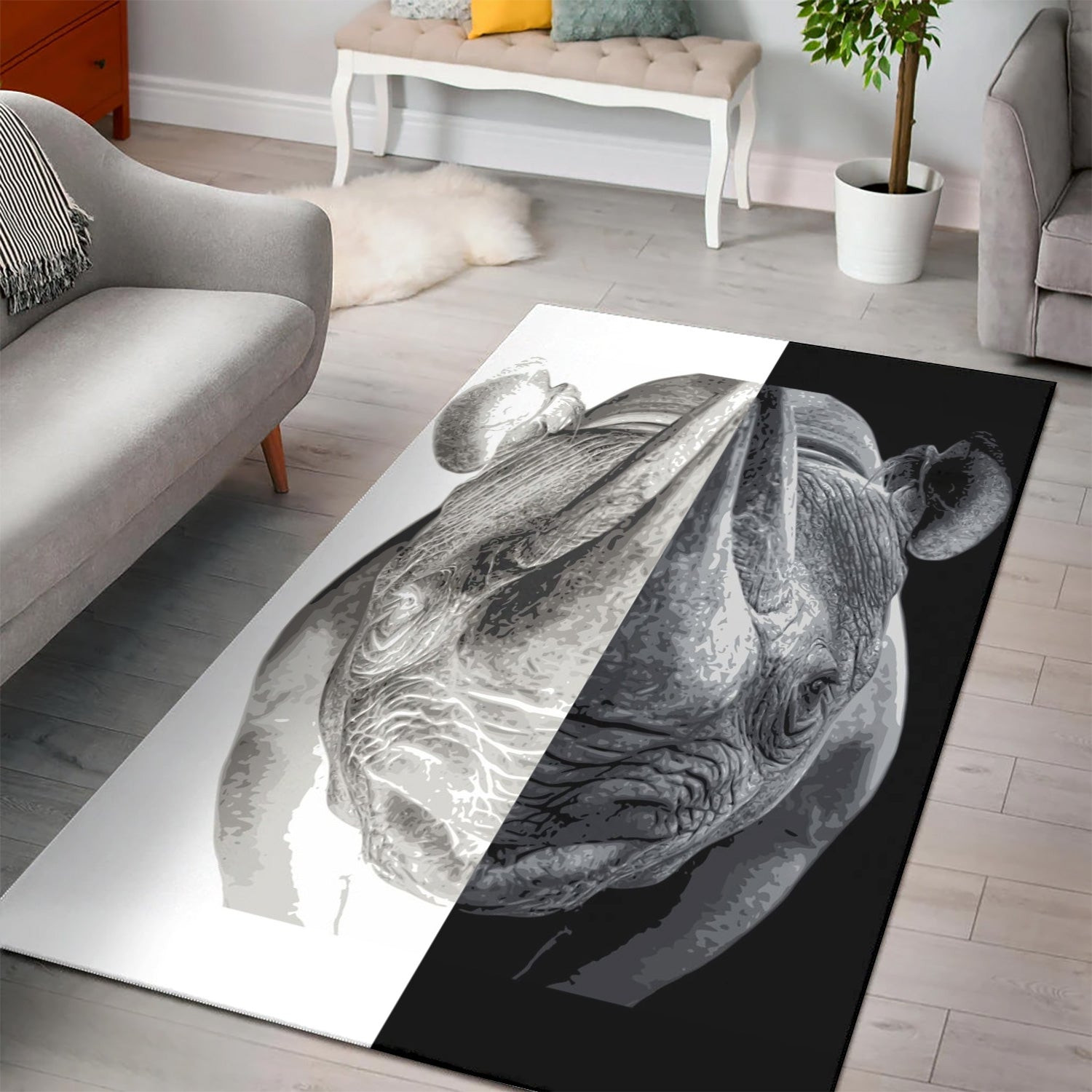 Rhino Rug Living room and Bedroom Rug Home US Decor