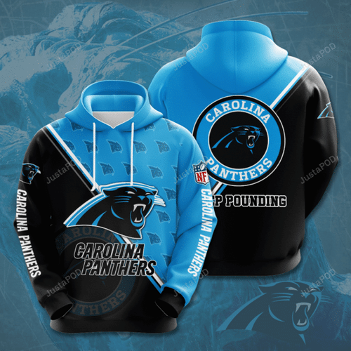 Carolina Panthers For Unisex 3D All Over Print Hoodie, Zip-up Hoodie