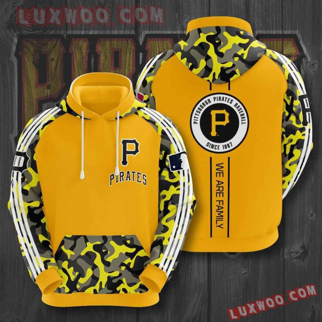 Mlb Pittsburgh Pirates 3d Hoodies Printed Zip Hoodies Sweatshirt Jacket  2021