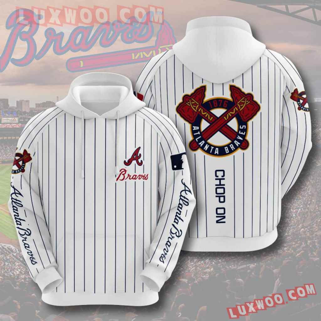 Mlb Atlanta Braves 3d Hoodies Printed Zip Hoodies Sweatshirt Jacket  2021