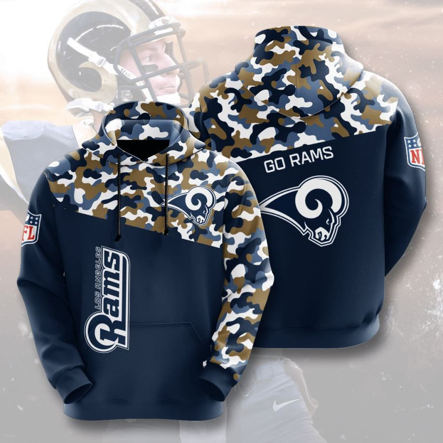 Los Angeles Rams No1083 Custom Hoodie 3D