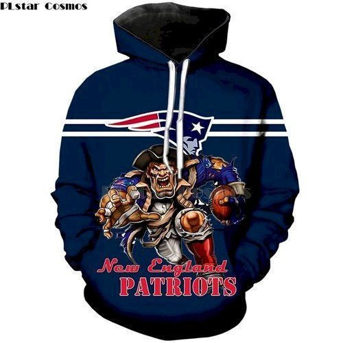 New England Patriots Men And Women 3D Full Printing Hoodie Zip Hoodie