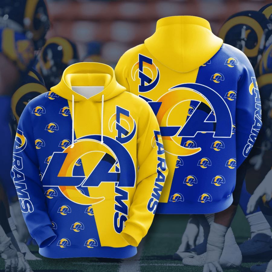 Los Angeles Rams No1081 Custom Hoodie 3D