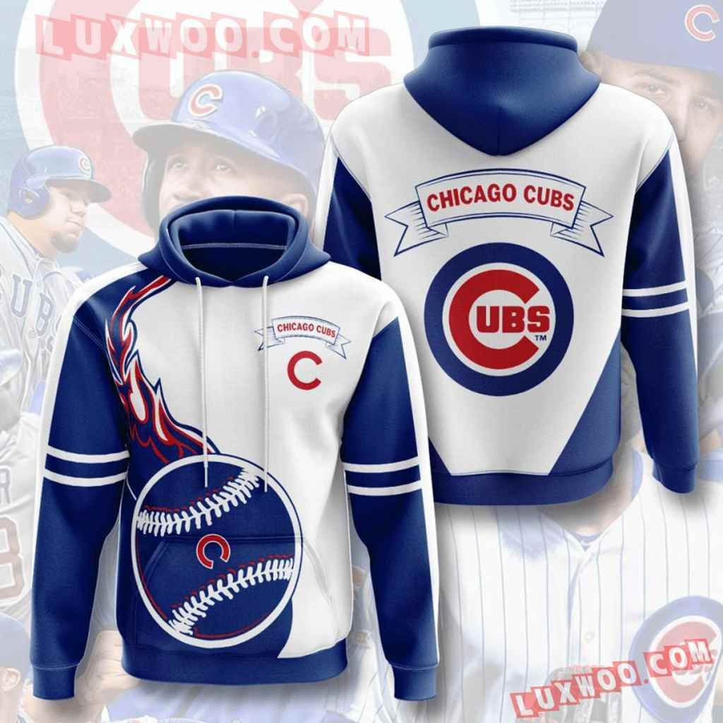 Mlb Chicago Cubs 3d Hoodies Printed Zip Hoodies Sweatshirt Jacket 2021