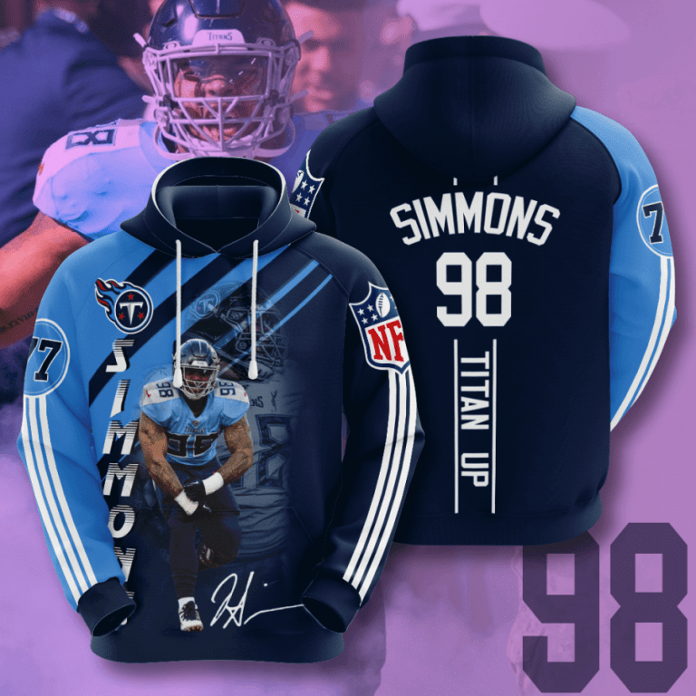 Nfl Tennessee Titans 3D All Over Print Hoodie, Zip-up Hoodie