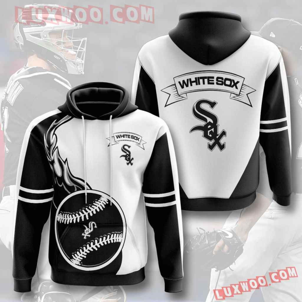 Mlb Chicago White Sox 3d Hoodies Printed Zip Hoodies Sweatshirt Jacket  2021