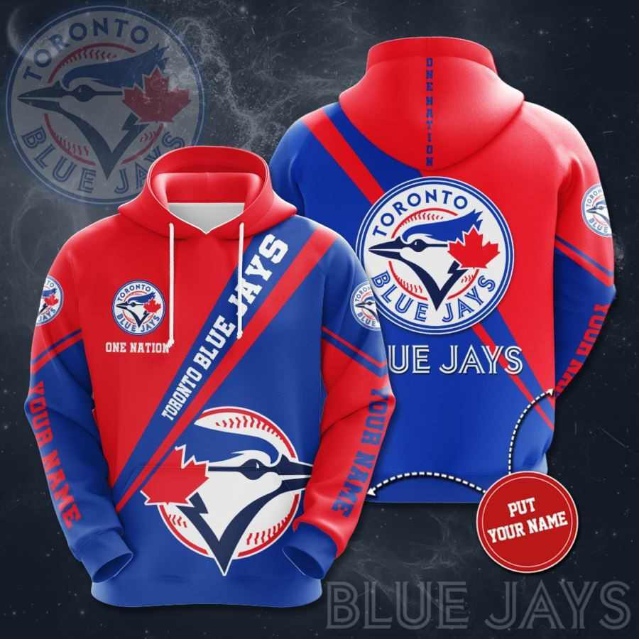 Personalized Toronto Blue Jays No2021 Custom Hoodie 3D