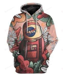 Nasa Astronaut For Unisex 3D All Print Hoodie, Zip- Up Hoodie