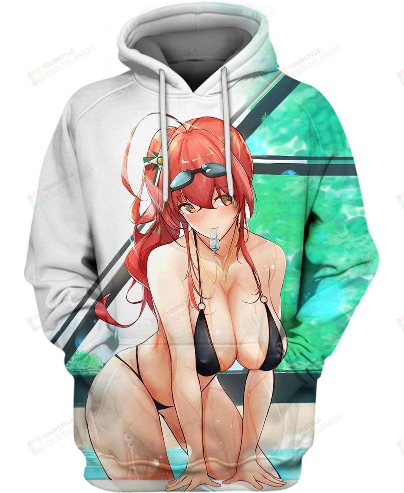 Swimsuit Zara 3D All Print Hoodie, Zip- Up Hoodie