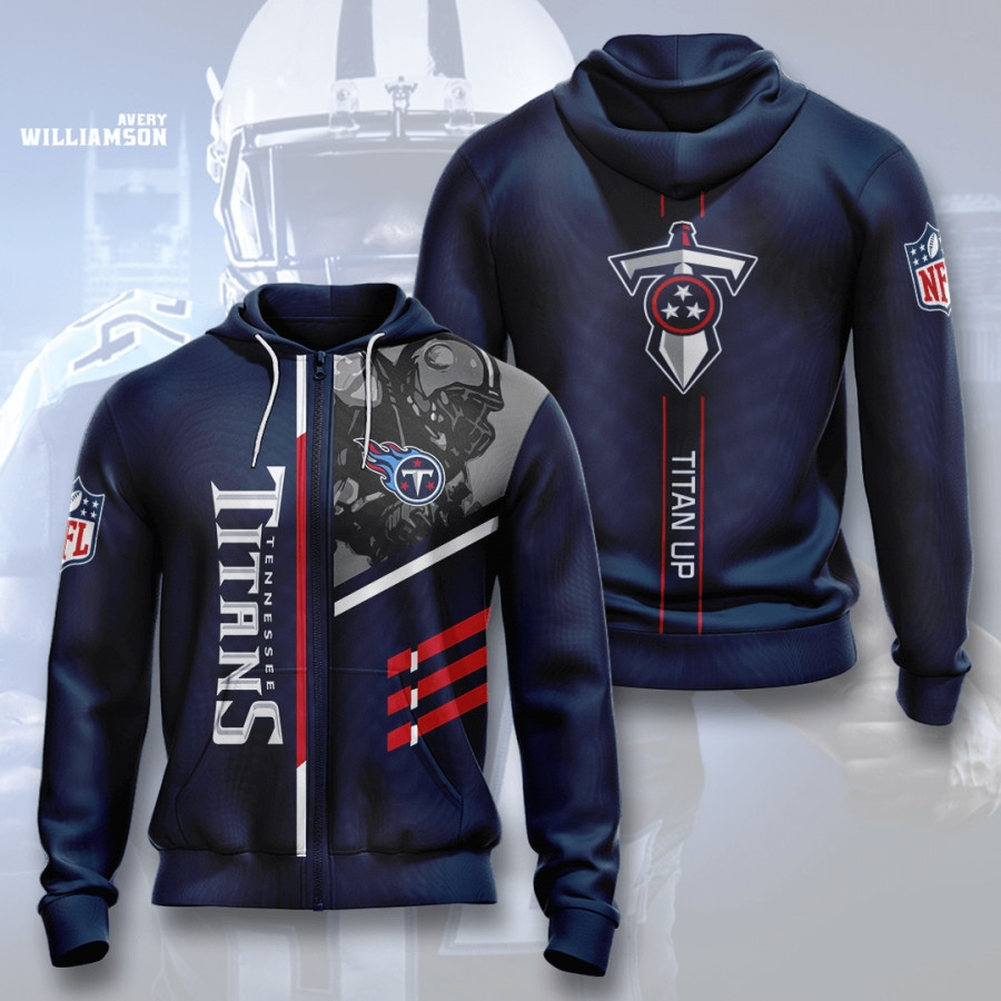 Nfl Tennessee Titans 3D All Over Print Hoodie, Zip-up Hoodie