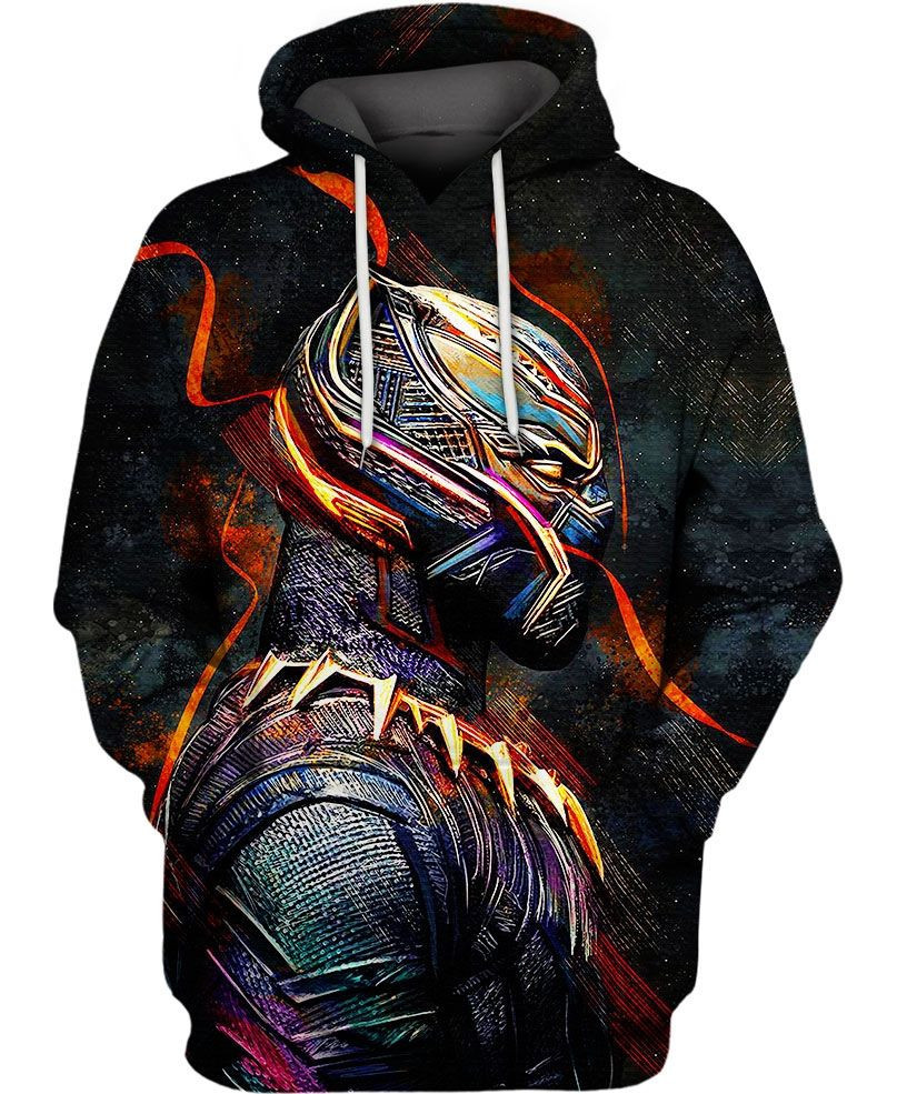 T'Challa 3D All Print Hoodie, Zip- Up Hoodie