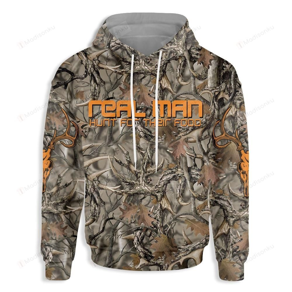 Real Man Hunt For Their Food For Unisex 3D All Over Print Hoodie, Zip-up Hoodie