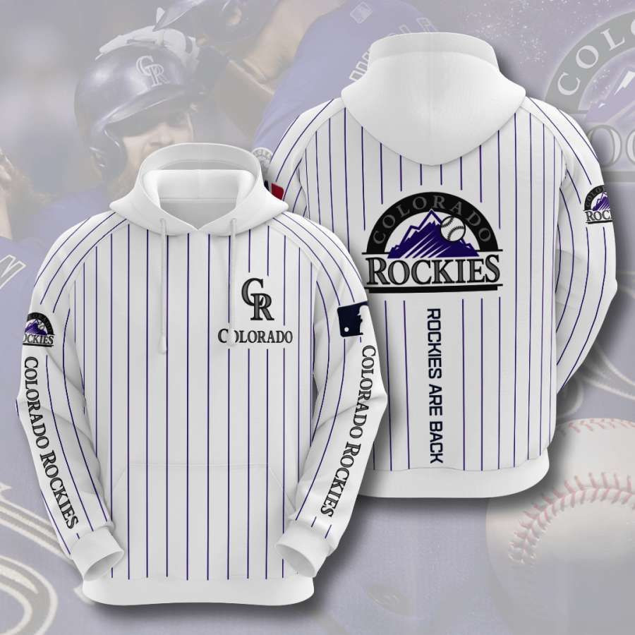 Colorado Rockies No478 Custom Hoodie 3D