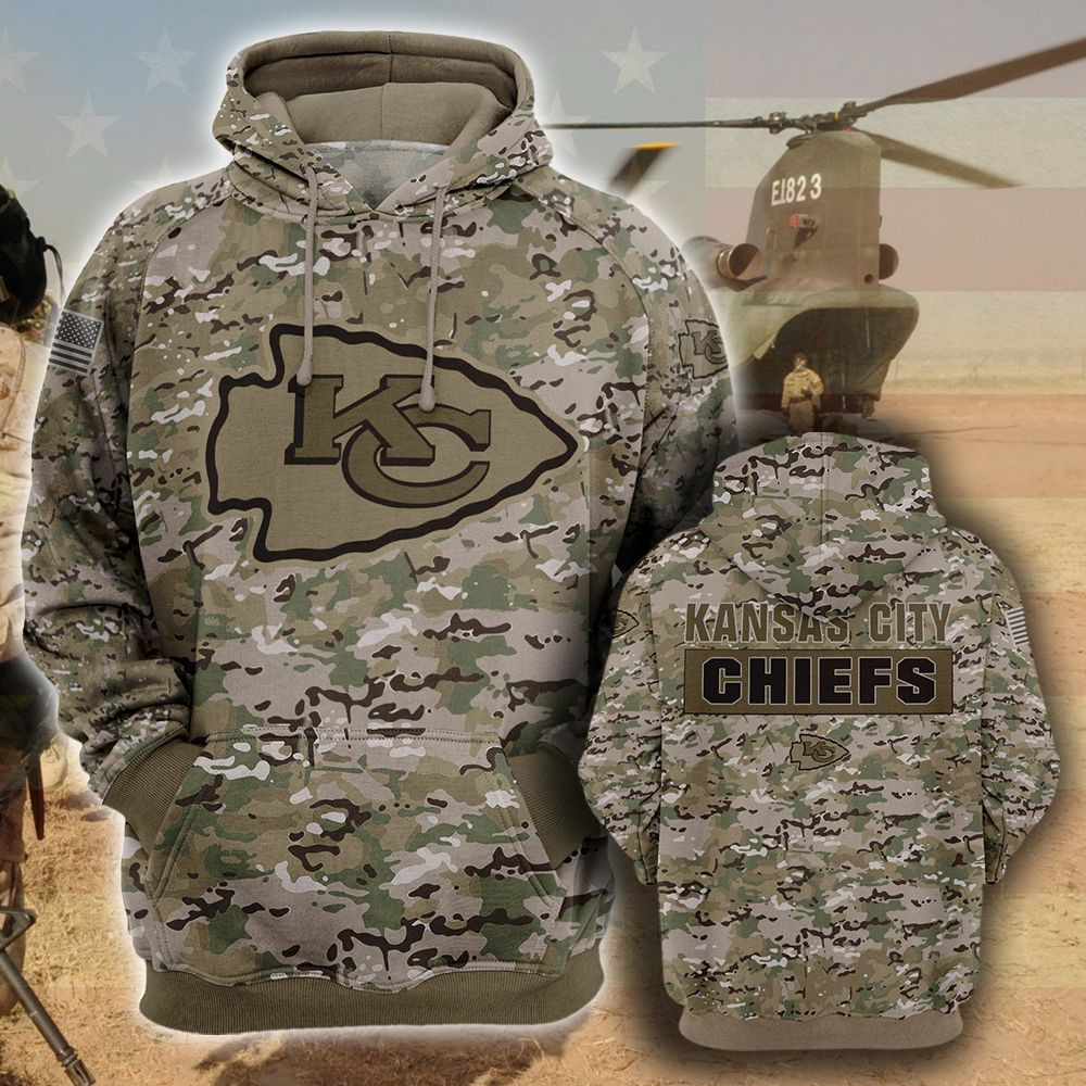 KCc KANsas Cityiefs Camo Unisex Hoodie