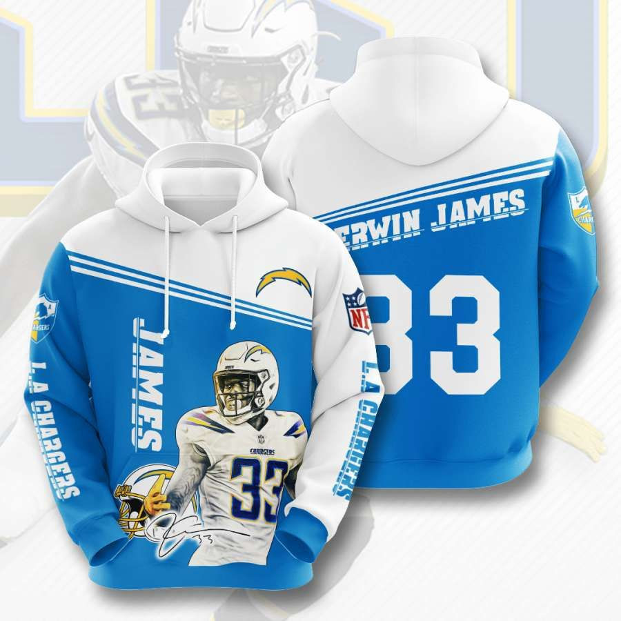 Los Angeles Chargers No1029 Custom Hoodie 3D