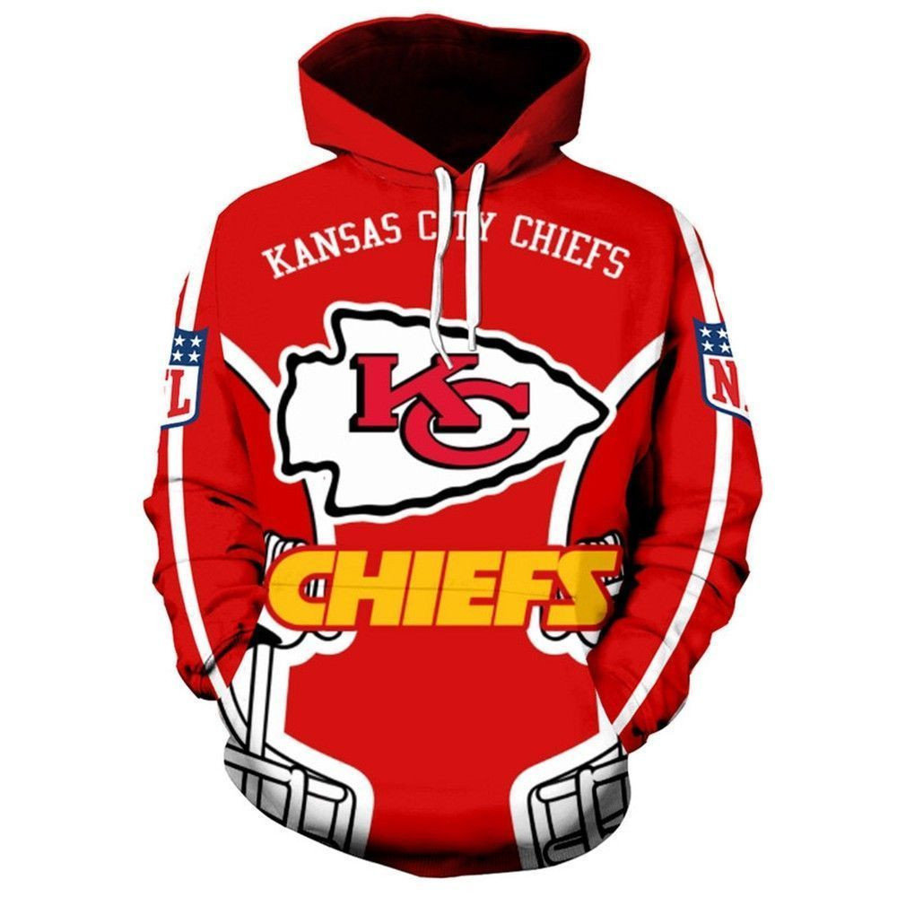 NFL Kansas City Chiefs Unisex 3D Full Printing Hoodie Zip Hoodie NFL Kansas City Chiefs 3D Full Printing Shirt Kansas City Chiefs 3D Hoodie Shirt