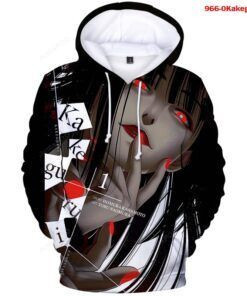 Kakegurui 3D All Print Hoodie, Zip- Up Hoodie