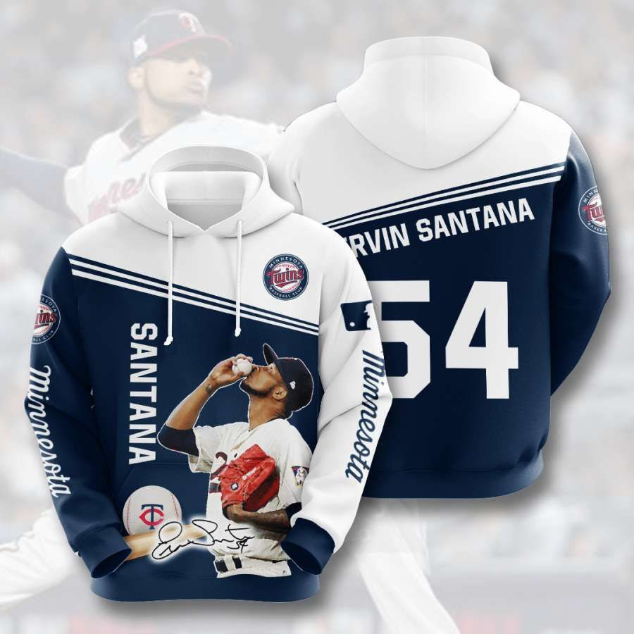 Minnesota Twins No1200 Custom Hoodie 3D