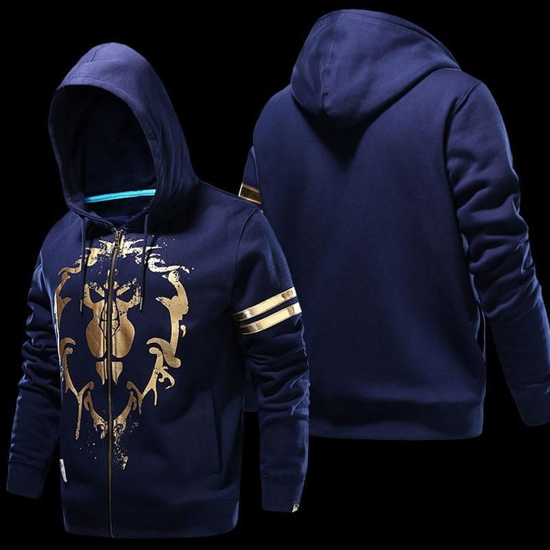 WOW Cotton Hoodie World of Tribe The Alliance Hoodies 3D All Over Print Hoodie, Zip-up Hoodie