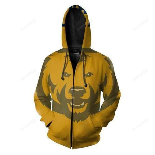 Ncaa Northern Colorado Bears 1 Logo D Unisex 3D Printed Pull Over Zip Up Hoodie