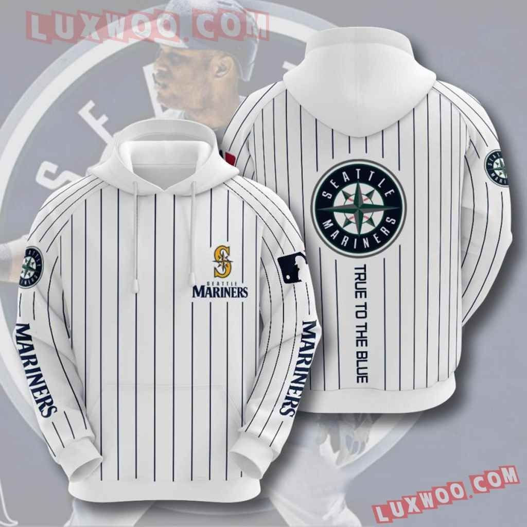 Mlb Seattle Mariners 3d Hoodies Printed Zip Hoodies Sweatshirt Jacket 2021