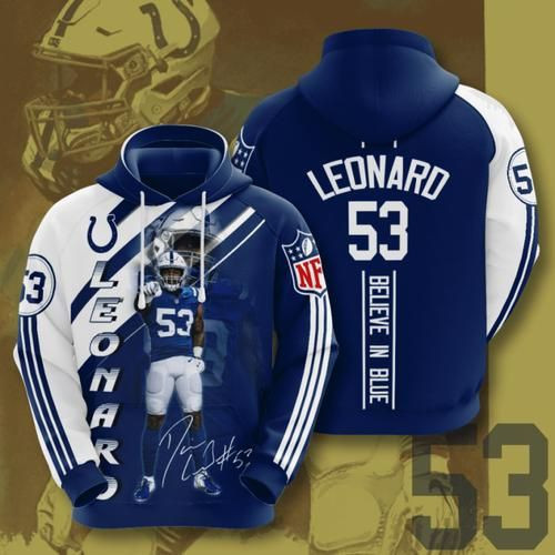 Amazon Sports Team Nfl Indianapolis Colts No331 Hoodie 3D Size S to 5XL