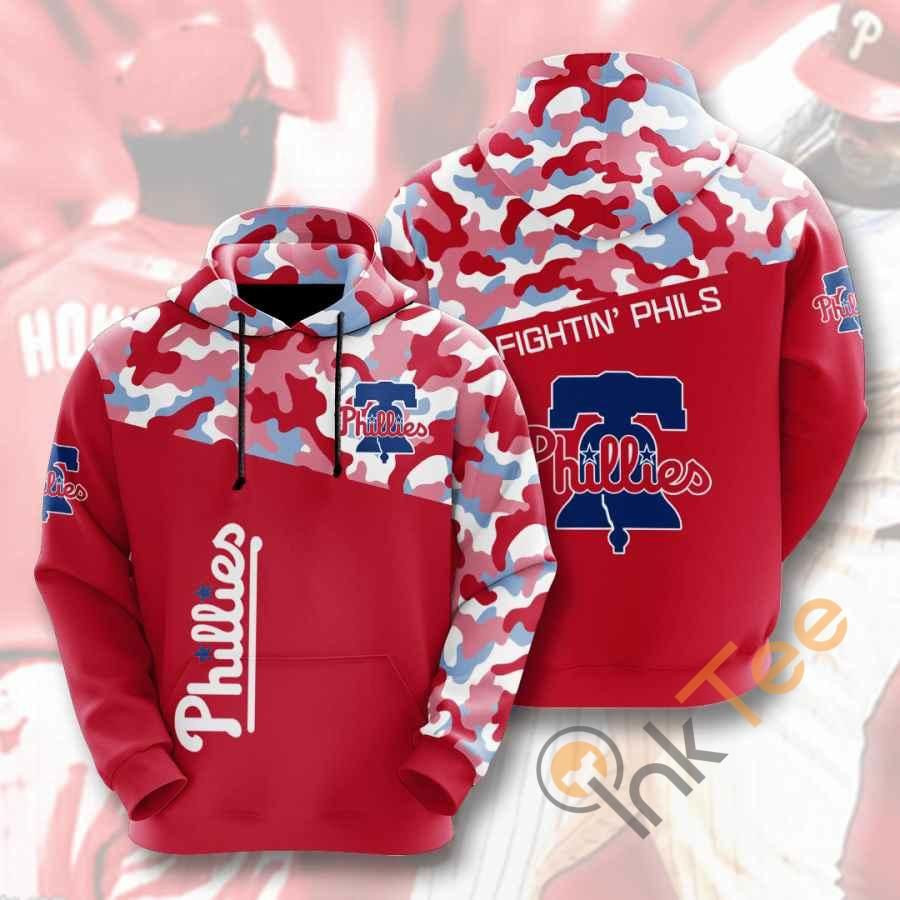 Sports Baseball Mlb Philadelphia Phillies Usa 295 Hoodie 3D Size S to 5XL