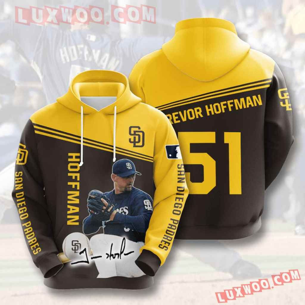 Mlb San Diego Padres 3d Hoodies Printed Zip Hoodies Sweatshirt Jacket  2021