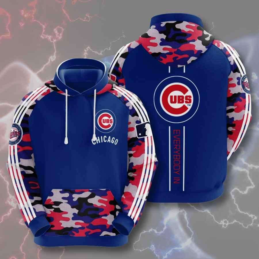 Sports Baseball Mlb Chicago Cubs Usa 459 Hoodie 3D Size S to 5XL