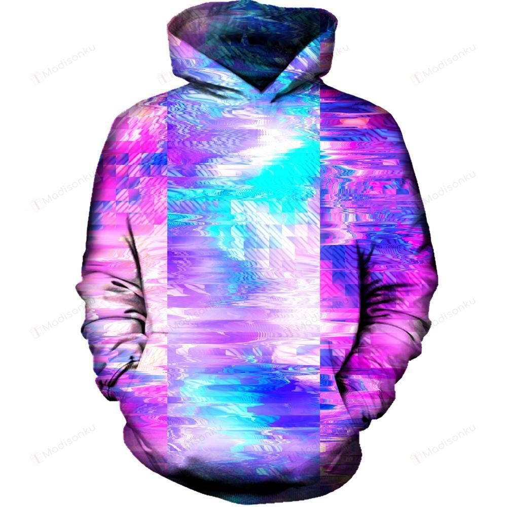 Pretty Lights 3D All Over Printed Hoodie, Zip- Up Hoodie