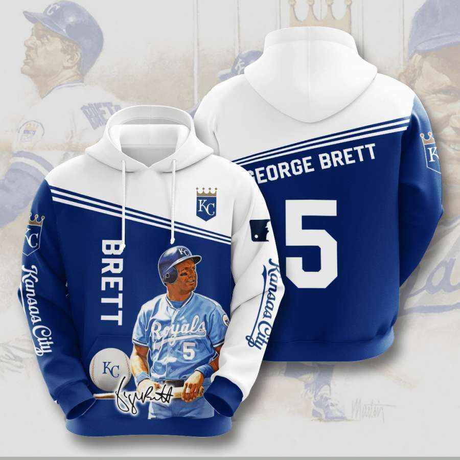 Kansas City Royals No942 Custom Hoodie 3D