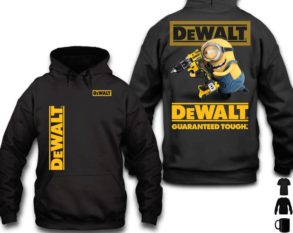 Gift Ideas DEWALT Guaranteed Touch Minion Banana Unisex Hoodie