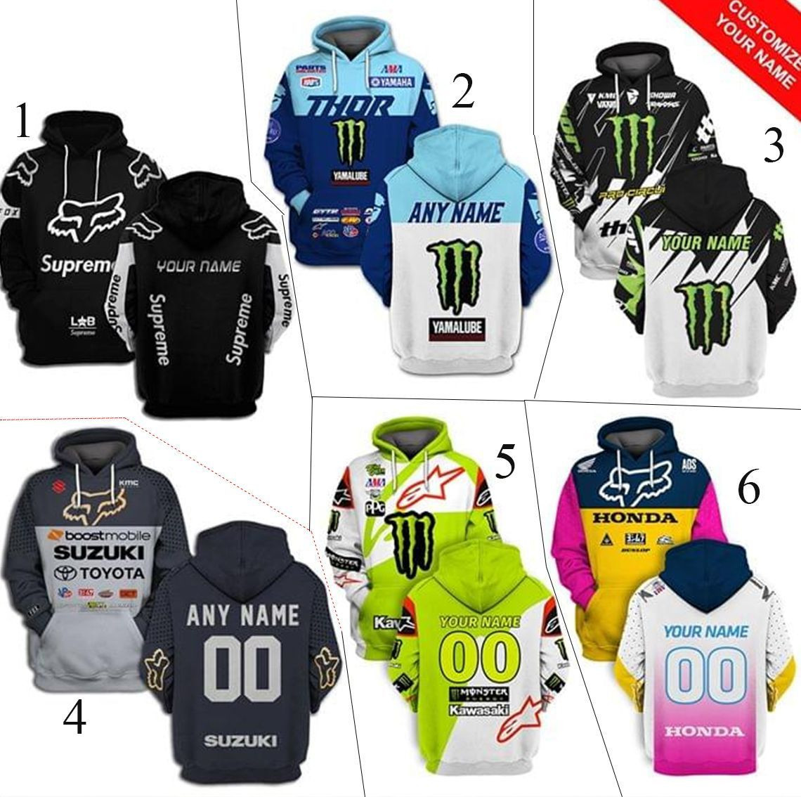 Gift For Racing Love Green Monster Energy Unisex Hoodie