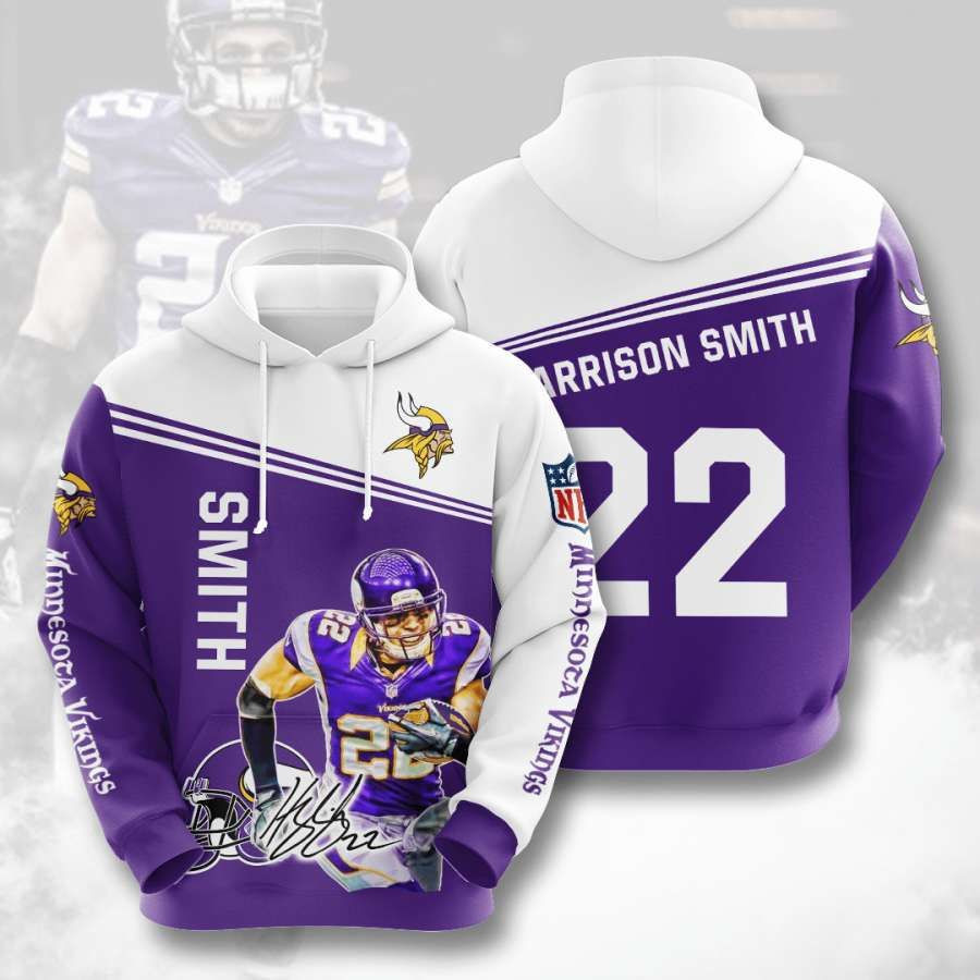 Minnesota Vikings No1216 Custom Hoodie 3D