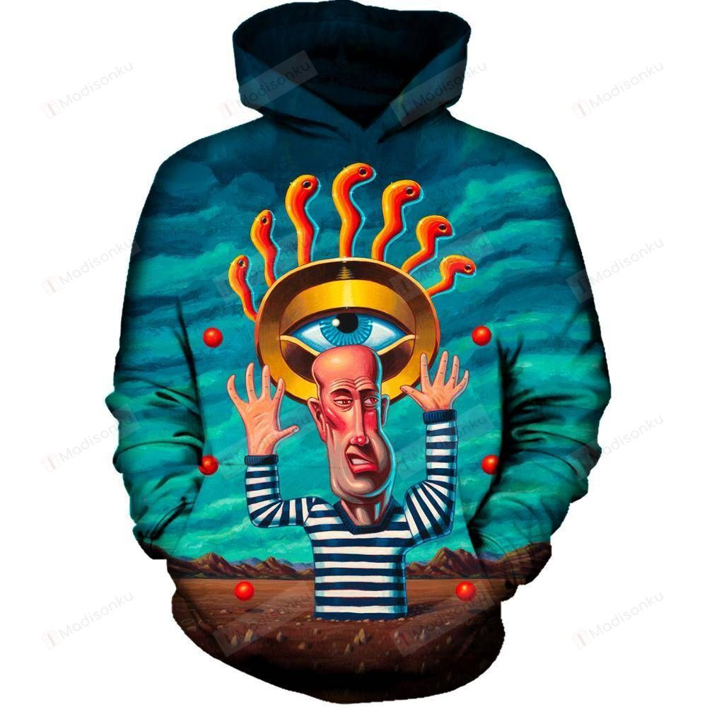 The Eye Of Karma 3D All Over Printed Hoodie, Zip- Up Hoodie