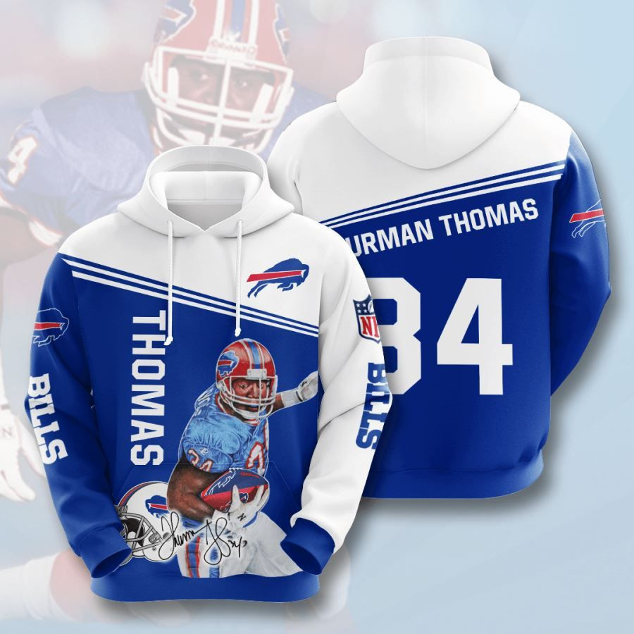 Buffalo Bills No254 Custom Hoodie 3D