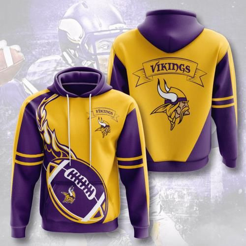 Amazon Sports Team Nfl Minnesota Vikings No834 Hoodie 3D Size S to 5XL