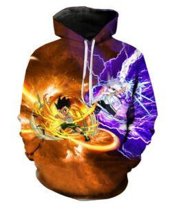 Dragon Ball 3D All Print Hoodie, Zip- Up Hoodie